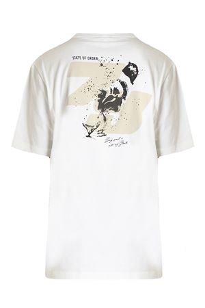 T-shirt in cotone bianco STATE OF ORDER | SO1TSS250030A001